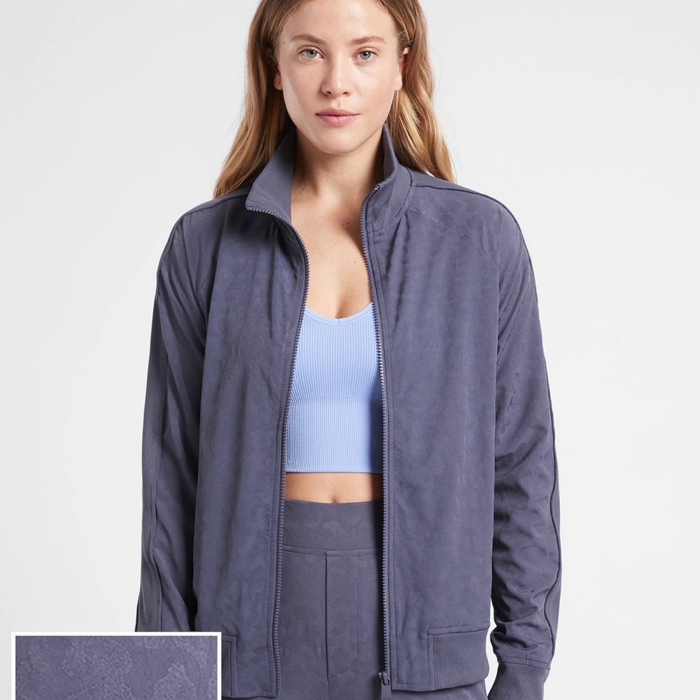 Athleta Brooklyn Bomber Jaquard Jacket (Size XS)
